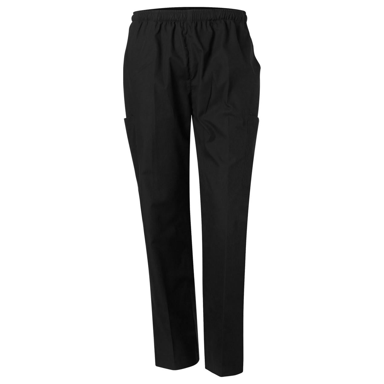 Unisex Elastic-Waist Utility Pants with Side Pockets