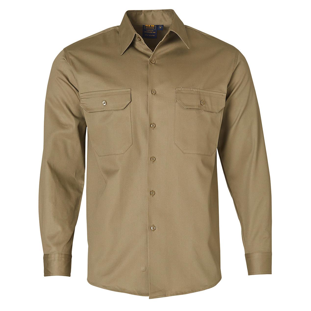 Men's Long-Sleeve Work Shirt