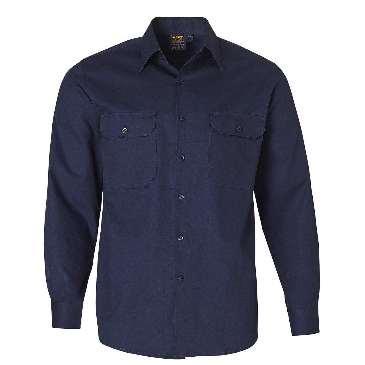 Men's Long-Sleeve Work Shirt