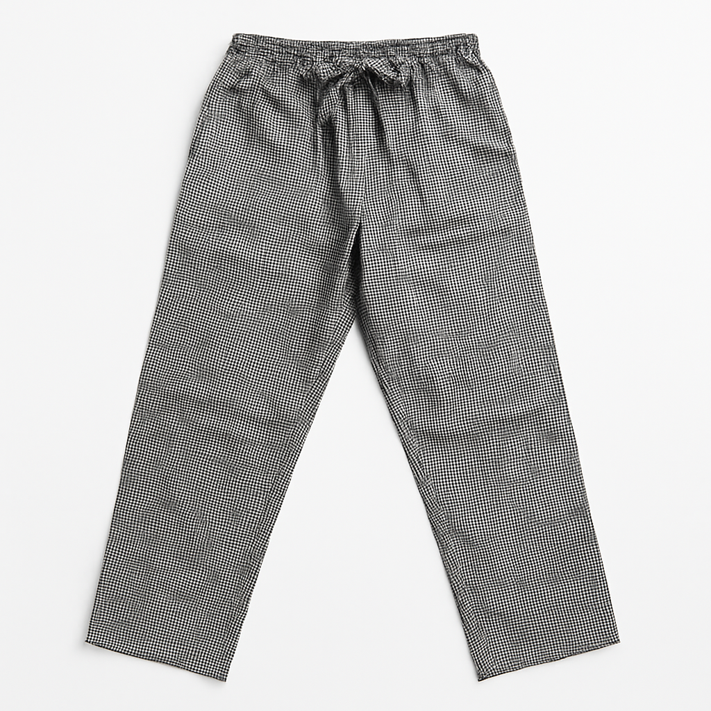 Classic Houndstooth Chef Pants