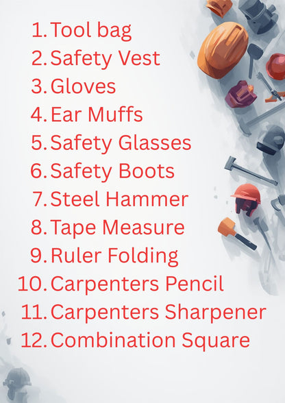 student carpentry tool kit (Small)