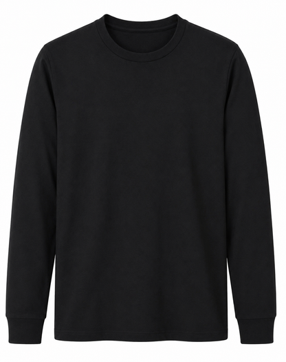 TS47 MENS PREMIUM COTTON FACE L/S TEE