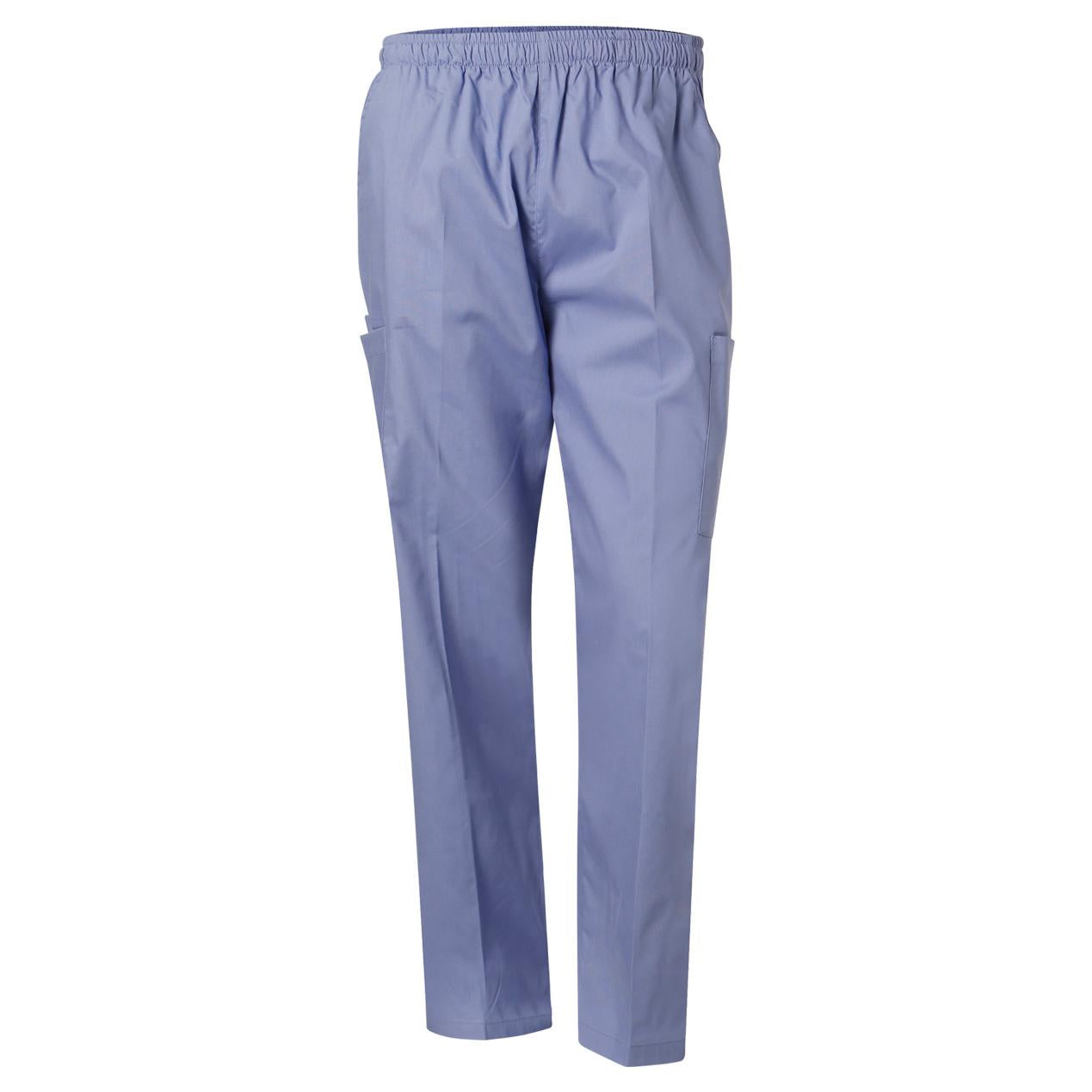 Unisex Elastic-Waist Utility Pants with Side Pockets