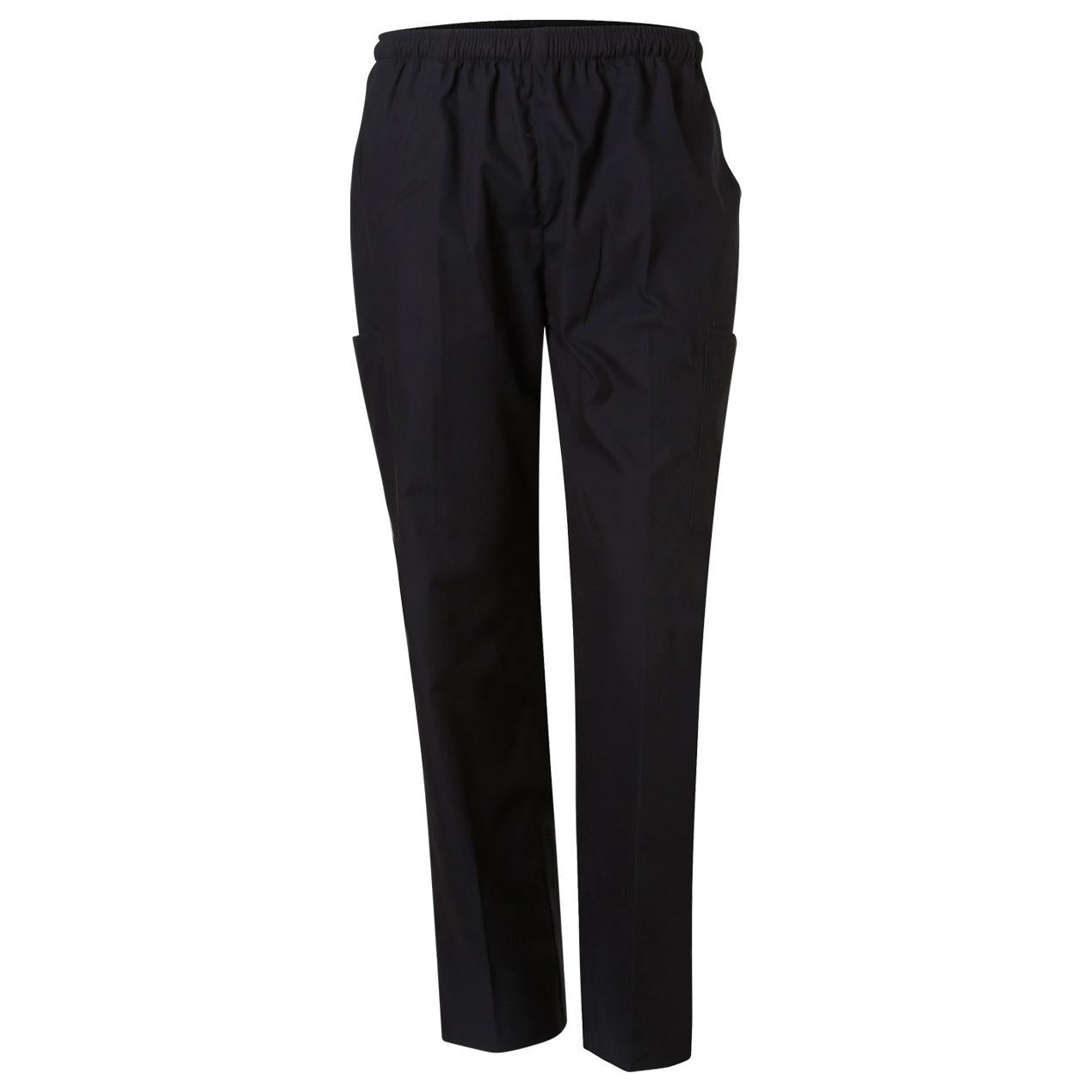 Unisex Elastic-Waist Utility Pants with Side Pockets