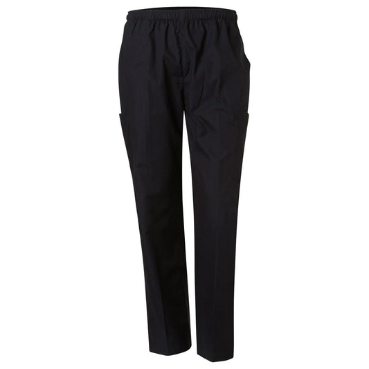 Unisex Elastic-Waist Utility Pants with Side Pockets