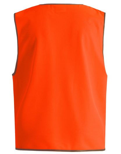 Unisex High-Visibility Safety Vest with Velcro Closure