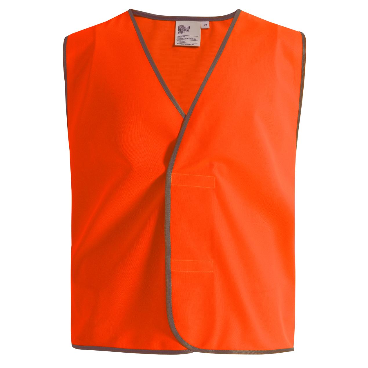Unisex High-Visibility Safety Vest with Velcro Closure