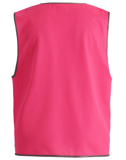 Unisex High-Visibility Safety Vest with Velcro Closure