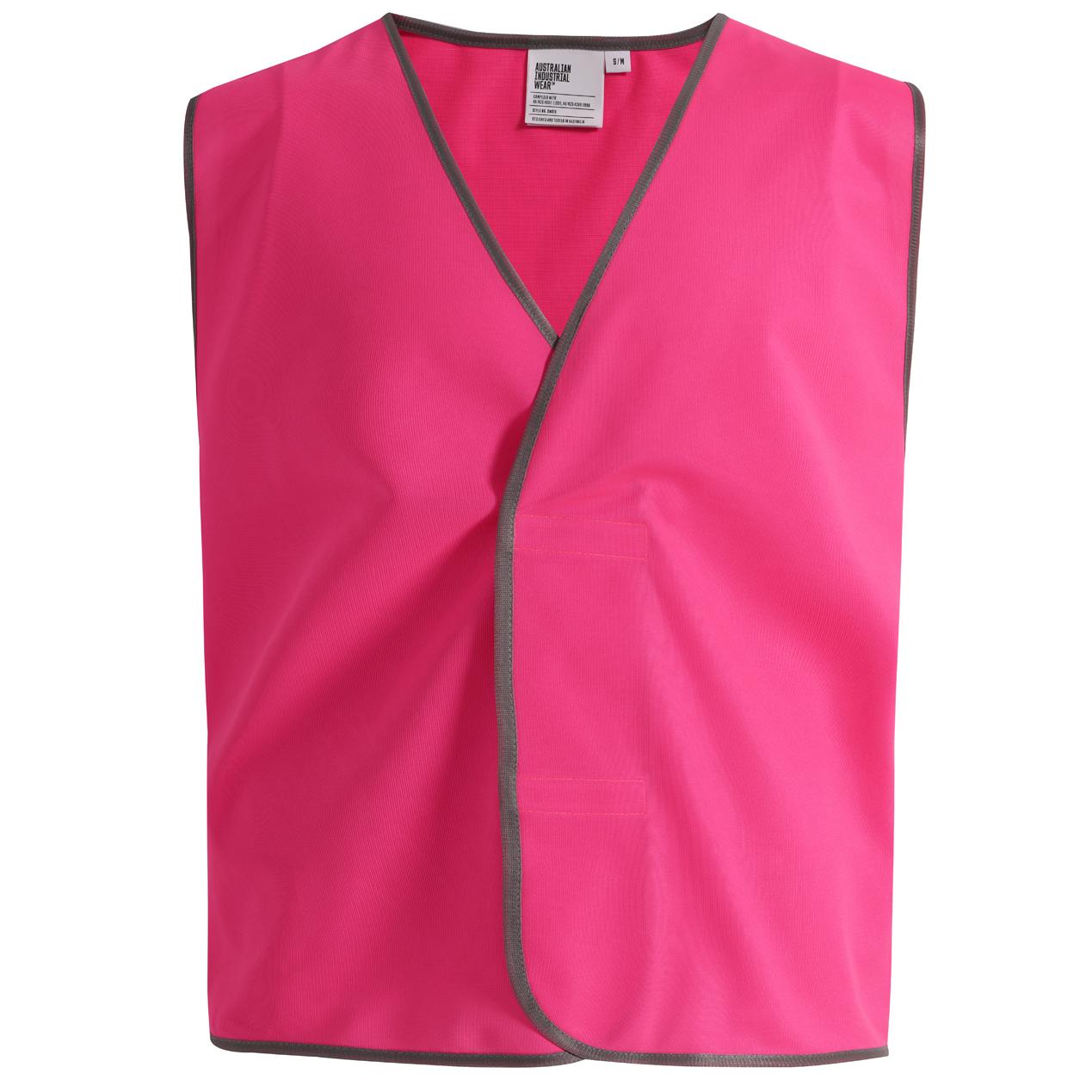 Unisex High-Visibility Safety Vest with Velcro Closure