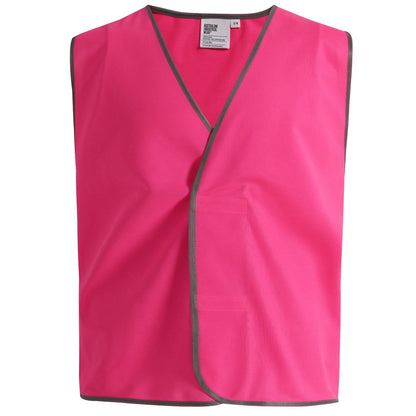 Unisex High-Visibility Safety Vest with Velcro Closure