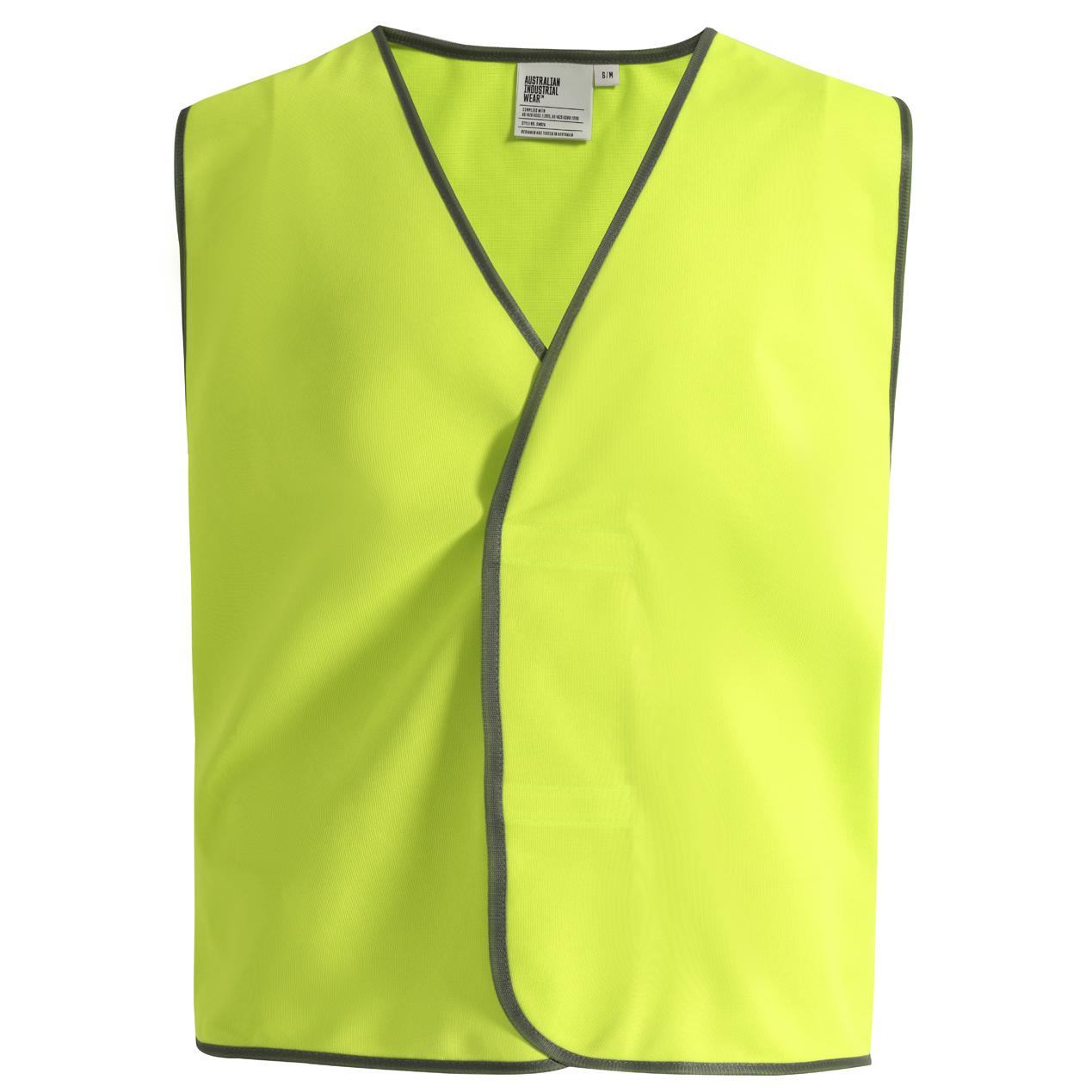 Unisex High-Visibility Safety Vest with Velcro Closure